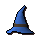 Wizard hat -blue-