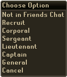 Beginner FriendsChatRanks