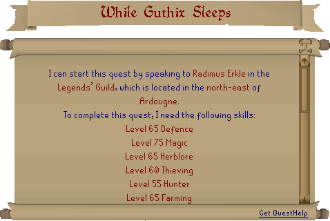 Quest Journal Interface