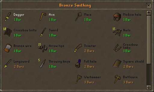 runescape smithing  boost