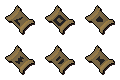 Teleport scrolls to Nardah, Lumber Yard and Bandit camp (top row) + Phoenix Lair, Miscellania and Tai Bwo Wannai (bottom row)