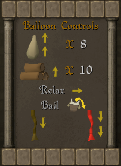 Enlightened Journey Ballon Controls