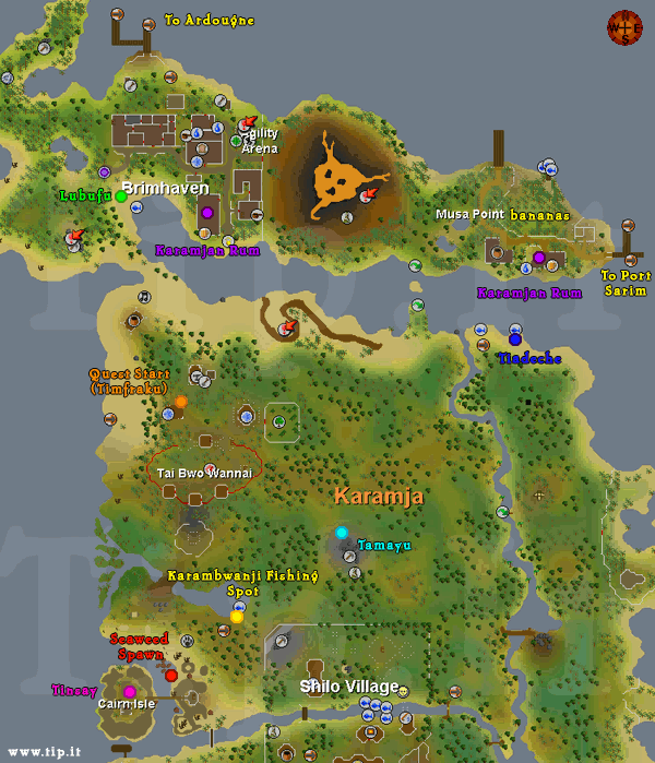 Tai Bwo Wannai Trio Area Map