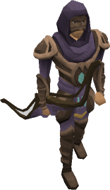 Coward with bow