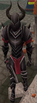 Animated Black Armour