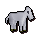 Toy horsey -White-