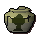 Cracked woodcutting urn