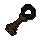 Bronze key black