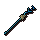 Skeletal battlestaff of water