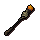 Skeletal staff of fire
