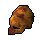 Flaming skull