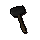 Rock carving hammer