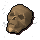 Clay skull