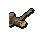 Off-hand bronze warhammer