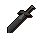 Off-hand iron dagger