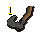 Off-hand iron throwing axe