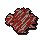 Raw bacon heap