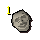 Ivory idol head