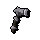 Off-hand fractite warhammer