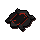 Black shield throwing disc