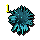Large crystal urchin
