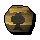 Decorated woodcutting urn (nr)