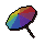 Rainbow parasol