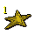 Gold star sticker