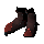 Red dragonhide boots
