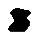 Strip of black cloth
