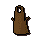 Brown apron
