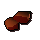 Broken crab shell