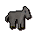 Toy horsey -Grey-