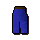 Trousers -Blue-