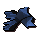 Blue spiky vambraces