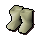 Cream boots