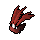 Feather headdress -Red-