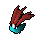 Feather headdress -Red- (charged)