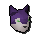 Overgrown cat -Purple-