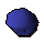Dark blue afro