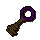 Bronze key purple