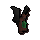 Emerald demon statuette