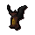 Topaz demon statuette