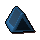 Blue triangle key