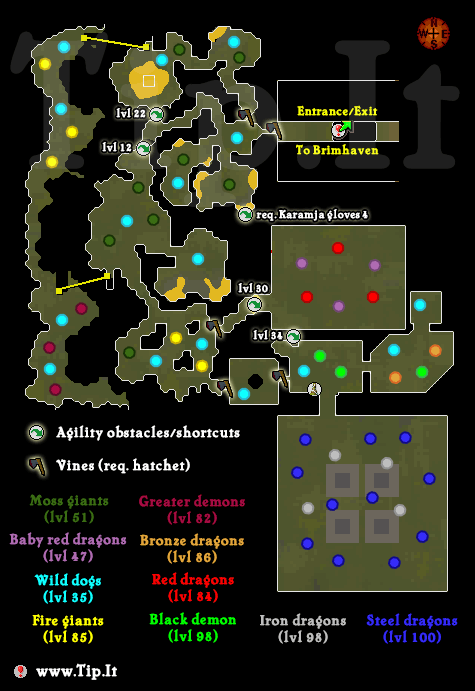 Dinkarville nøje Ride Brimhaven Dungeon - Pages :: Tip.It RuneScape Help :: The Original RuneScape  Help Site!