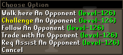 Challenge 
an Opponent