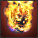 Flaming Skull